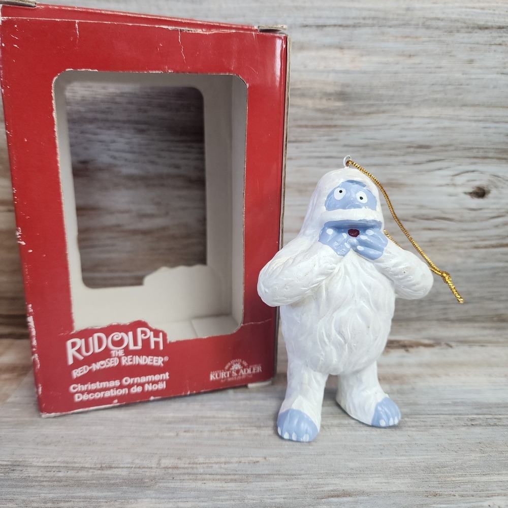 NEW Kurt S Adler Multicolor Figure Of Abominable Snow Monster Boxed Christmas